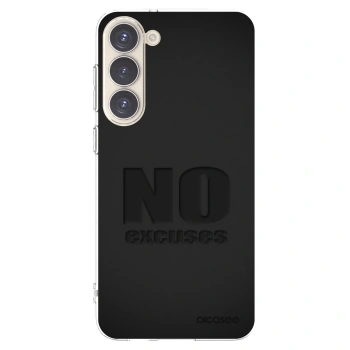 Picasee silikonska prozirna maskica za Samsung Galaxy S23+ 5G - No Excuses
