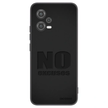Picasee crna silikonska maskica za Xiaomi Poco X5 - No Excuses