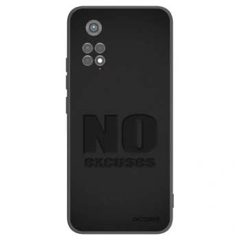 Picasee crna silikonska maskica za Xiaomi Redmi Note 11S 5G - No Excuses