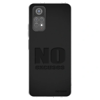 Picasee silikonska prozirna maskica za Xiaomi Redmi Note 11S 5G - No Excuses