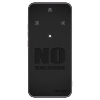 Picasee crna silikonska maskica za Honor Magic5 Lite 5G - No Excuses