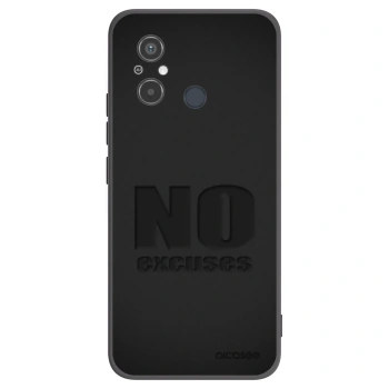 Picasee crna silikonska maskica za Xiaomi Redmi 12C - No Excuses