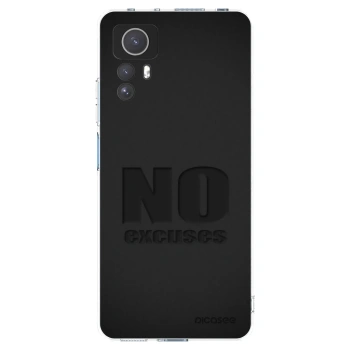 Picasee silikonska prozirna maskica za Xiaomi Redmi Note 12S - No Excuses
