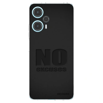 Picasee silikonska prozirna maskica za Xiaomi Poco F5 - No Excuses