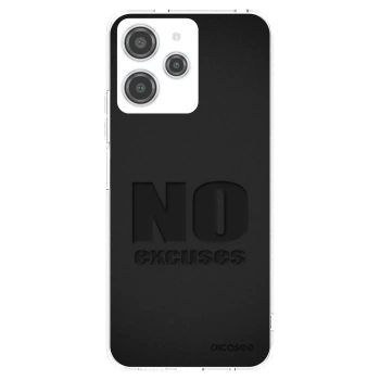 Picasee silikonska prozirna maskica za Xiaomi Redmi 12 4G - No Excuses