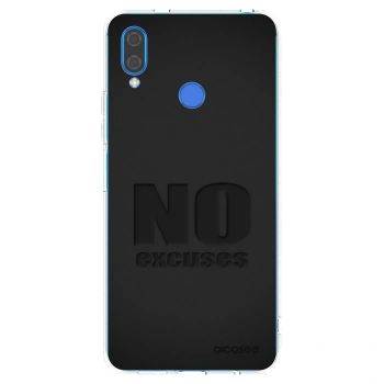 Picasee silikonska prozirna maskica za Huawei Nova 3i - No Excuses