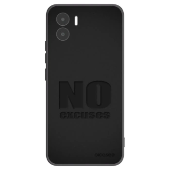 Picasee crna silikonska maskica za Xiaomi Redmi A2 - No Excuses