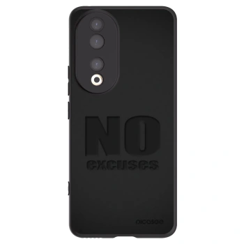 Picasee crna silikonska maskica za Honor 90 5G - No Excuses