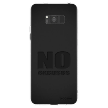 Picasee silikonska prozirna maskica za Samsung Galaxy S8 G950F - No Excuses