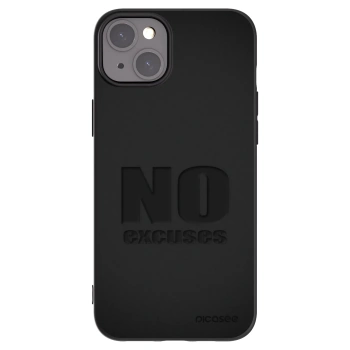 Picasee crna silikonska maskica za Apple iPhone 15 Plus - No Excuses