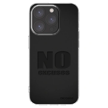 Picasee silikonska prozirna maskica za Apple iPhone 15 Pro - No Excuses