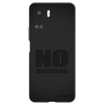 Picasee crna silikonska maskica za Honor 90 Lite 5G - No Excuses