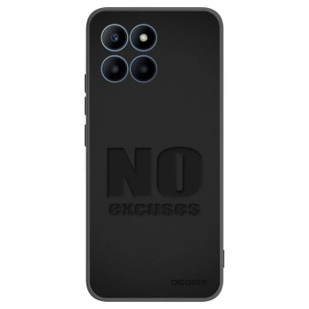 Picasee crna silikonska maskica za Honor 70 Lite - No Excuses
