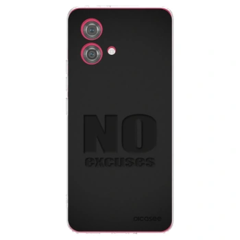 Picasee silikonska prozirna maskica za Motorola Moto G84 5G - No Excuses