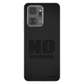 Picasee silikonska prozirna maskica za Honor X7a - No Excuses