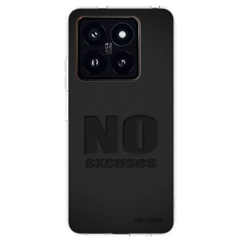 Picasee silikonska prozirna maskica za Xiaomi 14 Pro - No Excuses