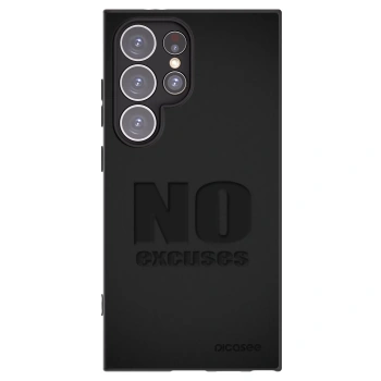 Picasee crna silikonska maskica za Samsung Galaxy S24 Ultra S928B 5G - No Excuses