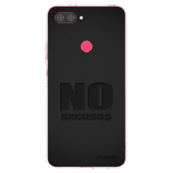 Picasee silikonska prozirna maskica za Xiaomi Mi 8 Lite - No Excuses