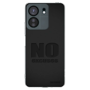 Picasee silikonska prozirna maskica za Xiaomi Redmi 13C 4G - No Excuses