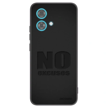 Picasee crna silikonska maskica za Motorola Edge 40 Neo - No Excuses