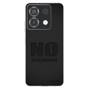 Picasee silikonska prozirna maskica za Xiaomi Poco X6 - No Excuses