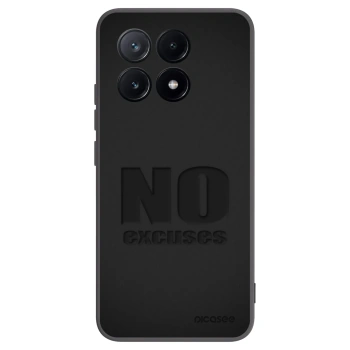 Picasee crna silikonska maskica za Xiaomi Poco X6 Pro - No Excuses