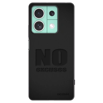 Picasee crna silikonska maskica za Xiaomi Redmi Note 13 5G - No Excuses