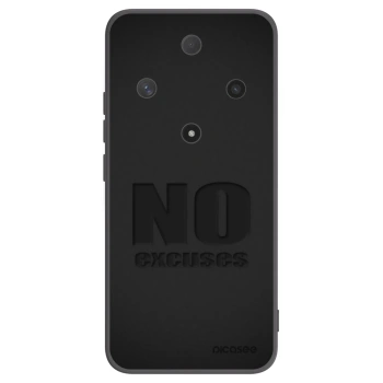 Picasee crna silikonska maskica za Honor Magic6 Lite 5G - No Excuses