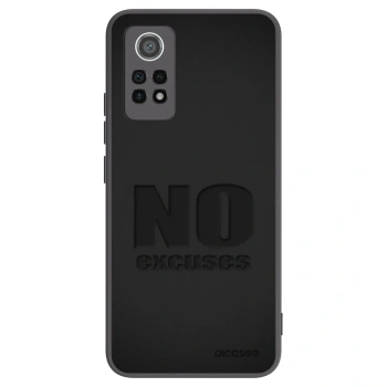 Picasee crna silikonska maskica za Xiaomi Redmi Note 12 Pro 4G - No Excuses