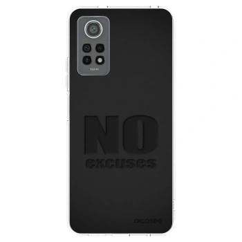 Picasee silikonska prozirna maskica za Xiaomi Redmi Note 12 Pro 4G - No Excuses