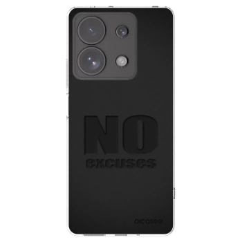 Picasee silikonska prozirna maskica za Xiaomi Redmi Note 13 Pro 4G - No Excuses