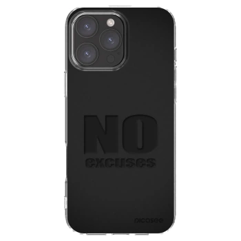 Picasee silikonska prozirna maskica za Apple iPhone 16 Pro Max - No Excuses