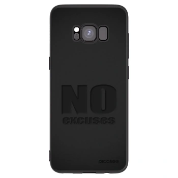 Picasee crna silikonska maskica za Samsung Galaxy S8 G950F - No Excuses