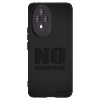 Picasee crna silikonska maskica za Honor 200 5G - No Excuses