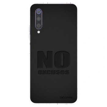 Picasee silikonska prozirna maskica za Xiaomi Mi 9 - No Excuses