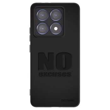 Picasee crna silikonska maskica za Xiaomi 14T Pro - No Excuses