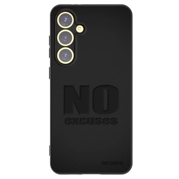 Picasee crna silikonska maskica za Samsung Galaxy S24 FE S721B - No Excuses