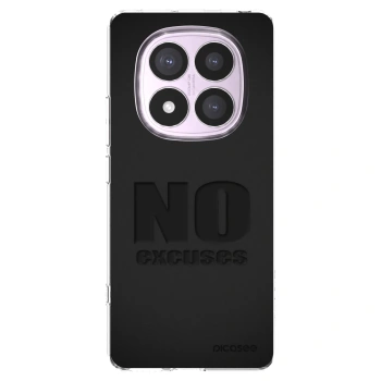 Picasee silikonska prozirna maskica za Xiaomi Redmi Note 14 Pro 5G - No Excuses