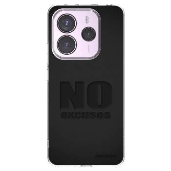 Picasee silikonska prozirna maskica za Xiaomi Redmi Note 14 5G - No Excuses