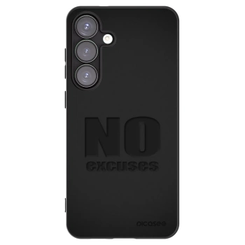 Picasee crna silikonska maskica za Samsung Galaxy S25+ 5G - No Excuses