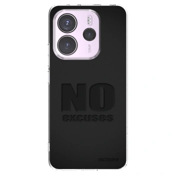 Picasee silikonska prozirna maskica za Xiaomi Redmi Note 14 4G - No Excuses