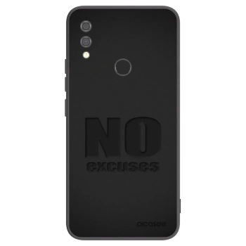 Picasee crna silikonska maskica za Xiaomi Redmi Note 7 - No Excuses