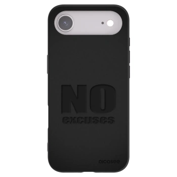 Picasee crna silikonska maskica za Apple iPhone Air - No Excuses
