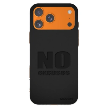 Picasee silikonska prozirna maskica za Apple iPhone 17 Pro Max - No Excuses