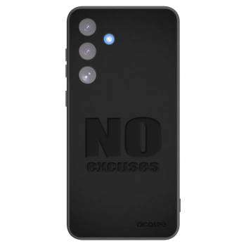 Picasee crna silikonska maskica za Samsung Galaxy S25 FE 5G - No Excuses