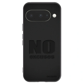 Picasee crna silikonska maskica za Google Pixel 10 - No Excuses
