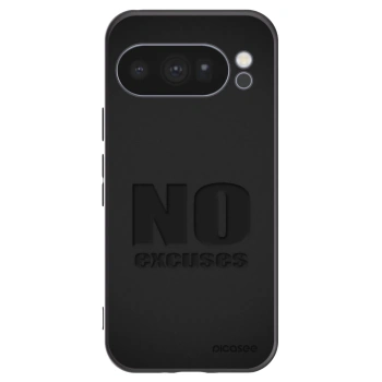 Picasee crna silikonska maskica za Google Pixel 10 Pro - No Excuses