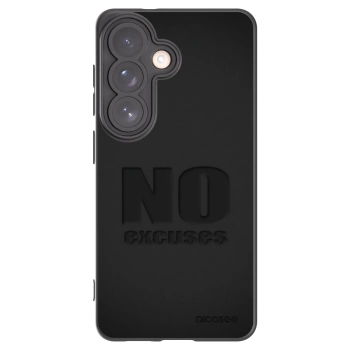 Picasee crna silikonska maskica za Samsung Galaxy S26 - No Excuses