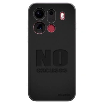 Picasee crna silikonska maskica za OPPO Find X9 Pro - No Excuses