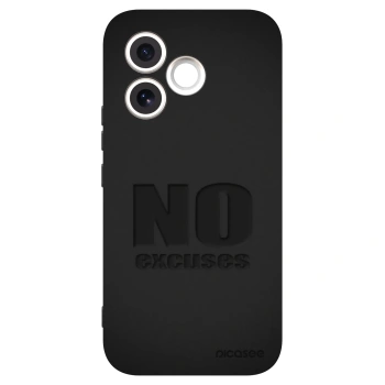Picasee crna silikonska maskica za Honor 600 Lite - No Excuses